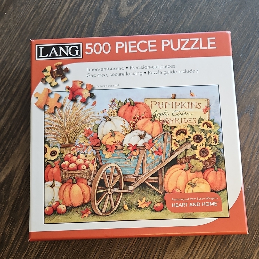LANG 500 Piece Puzzle - Autumn Harvest